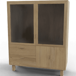 Cabinet Echo double door shelves