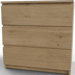 Dresser Malm 3 drawers
