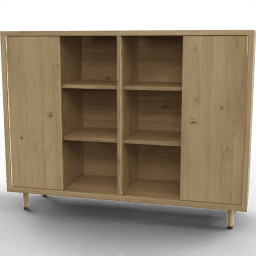 Sideboard Vintiger 2door open