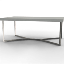 Table Coffee metal concrete rectangular