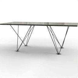 Table Dining modern rectangular marble