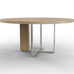 Table Dining one leg thick