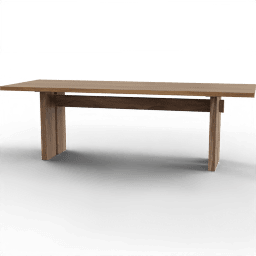 Table Dining wide legs