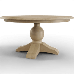 Table Round x legs taper