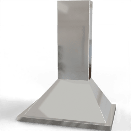 Cooker hood Pyramid shape metallic