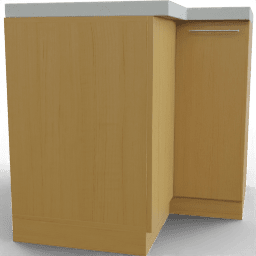 Cabinet Base Alba corner large