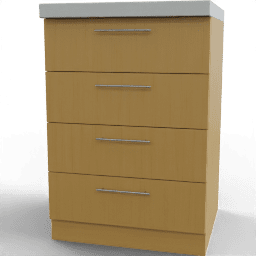 Cabinet Base Alba drawers large
