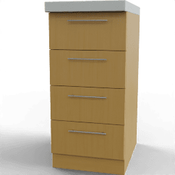 Cabinet Base Alba drawers small