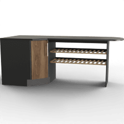 Cabinet Base Kara corner island