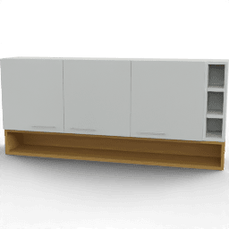 Cabinet Wall Alba triple
