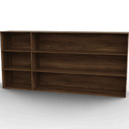 Cabinet Wall Chalet shelves double