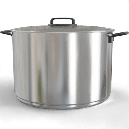 Cookware Aura pot large handles lid