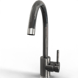 Faucet Single steel black