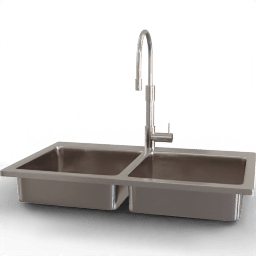 Sink Double chrome