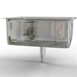 Sink Single undermount square