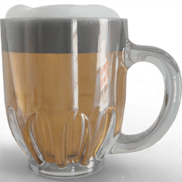 Drinkware Glass beer pint filled
