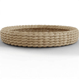 Tray Circular wicker