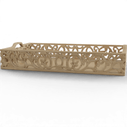 Tray Ornate wooden