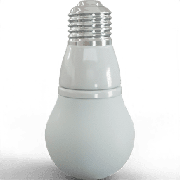 Light Bulb standard medium milky glass