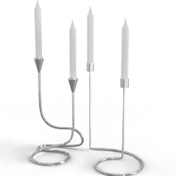 Candle holder Curved set