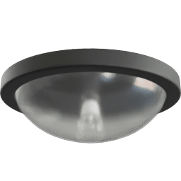 Lamp Ceiling closed circular basic