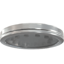 Lamp Ceiling downlight mittled metal