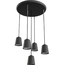 Lamp Ceiling hanging 5shade