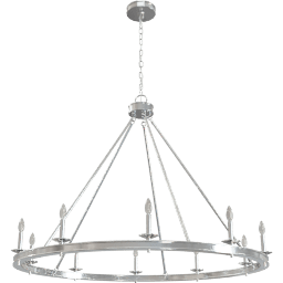 Lamp Ceiling hanging wagon wheel