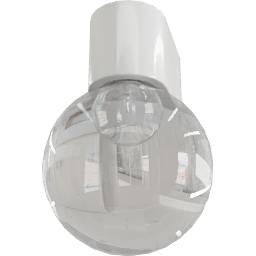 Lamp Ceiling standing globe flat