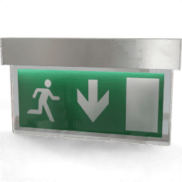 Sign Exit wall infographic A