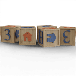 Toy ABC blocks
