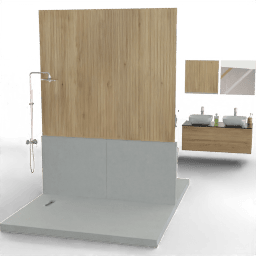 Bathroom Full large bathtub shower