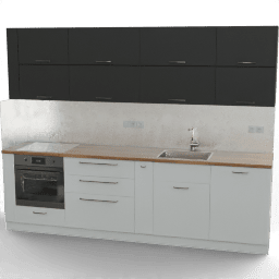 Kitchen Metod one wall