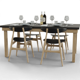 Table Dining 4seat scandinavian