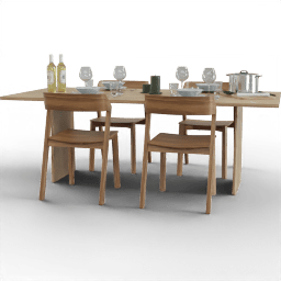 Table Dining 4seat simple