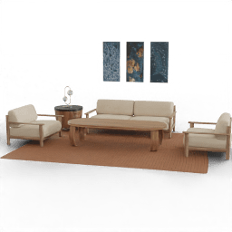 Living room Seating area Sunny