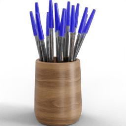 Pen Holder colored pens