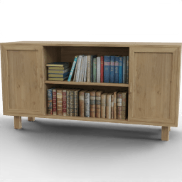 Study Books cabinet Echo open two door