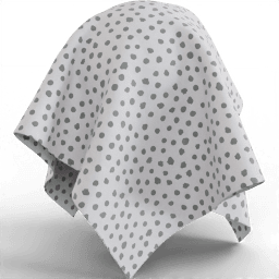 Fabric Bedding pattern dots