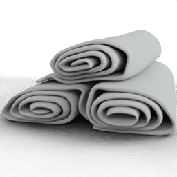 Towel Rolled stacked B
