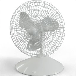 Fan Desk white
