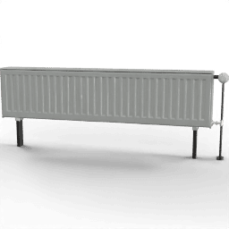 Radiator Panel wall low sill