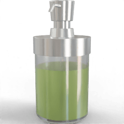 Soap dispenser Glass circular