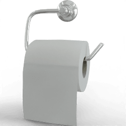 Toilet paper holder Metallic pipe B