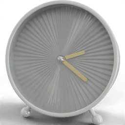 Clock Table cylindrical