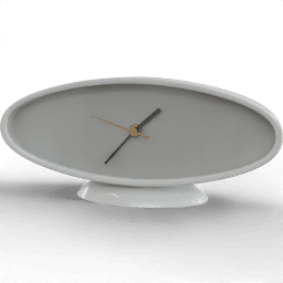 Clock Table elliptical