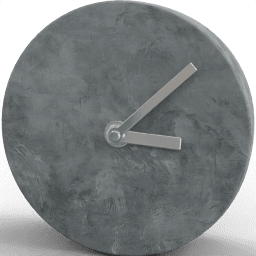 Clock Table onyx