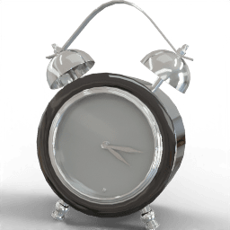 Clock Twin bell alarm big