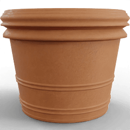Pot Classic circular clay C