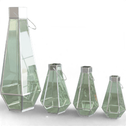 Lantern Faceted lantern set